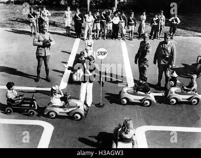 Verkehrserziehung in den USA, 1935 Stockfoto