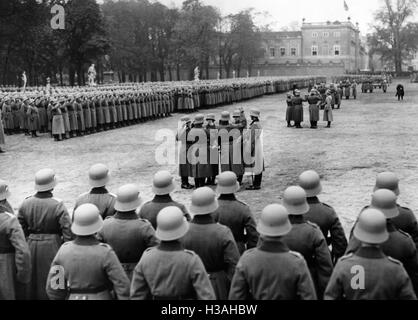 Vereidigung der Rekruten in den Lustgarten in Potsdam, 1936 Stockfoto