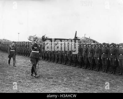 Vereidigung von Rekruten der Luftwaffe, 1937 Stockfoto