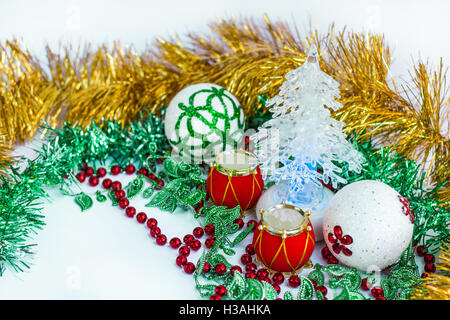 XMS und Neujahr Ornamenal Dekoration Stockfoto