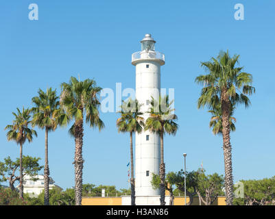 Leuchtturm von San Benedetto del Tronto Meer Adriatrico - Ascoli Piceno Hafen-Italien Stockfoto