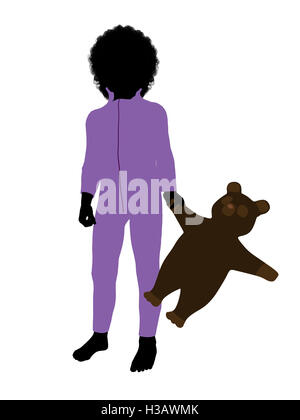 Peter von Peter Pan Silhouette Abbildung Stockfoto