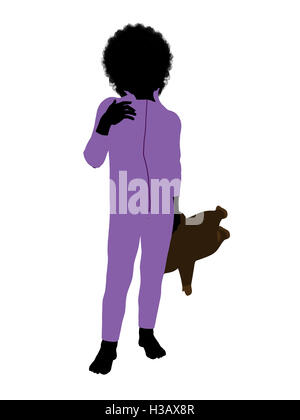 Peter von Peter Pan Silhouette Abbildung Stockfoto