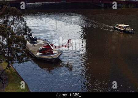 Diverses Melbourne Straße und Fluss-Szenen Stockfoto