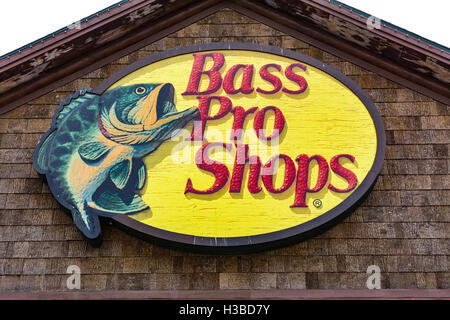 Der Bass Pro Shops Shop in Manteca, Kalifornien Stockfoto