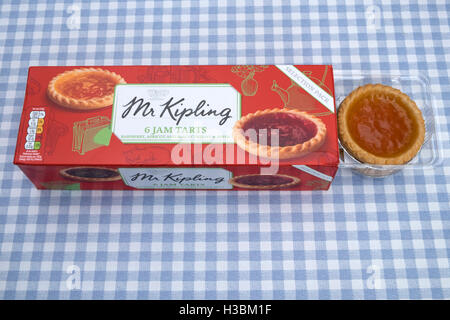 Herr Kipling 6 Marmelade Kuchen Stockfoto