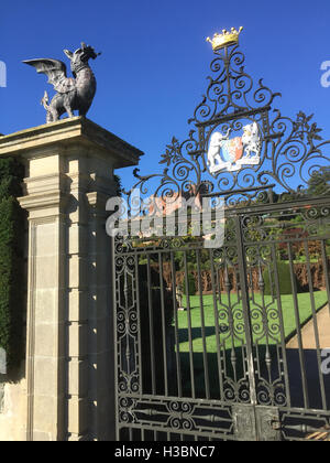 POWIS CASTLE in der Nähe von Welshpool in Powys, Wales. Foto Tony Gale Stockfoto