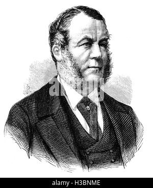 Charles Henry Gordon-Lennox, 6. Duke of Richmond, war (1818-1903), ein britischer konservativer Politiker. War er Vorsitzender der Royal Commission on Wasserversorgung im Jahre 1869, dem Schluss, dass gab es eine Notwendigkeit für irgendeine Art von Gesamtplanung der Wasserversorgung für den Hausgebrauch. Stockfoto