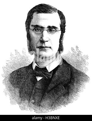 Olivier Émile Ollivier (1825 – 1913) war ein französischer Staatsmann, der Premierminister wurde, als Napoleon fiel. Am 15. Juli machte er eine übereilte Erklärung in die Kammer, dass die preußische Regierung einen Ultimatum zurückgewiesen hatte, und er Preußen den Krieg erklärte. Am 9. August wurde mit der Nachricht von der ersten Katastrophe des französisch-preußischen Krieges, Kabinett Ollivier aus dem Amt getrieben. Stockfoto