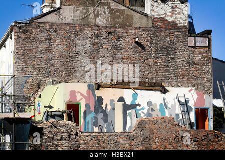 Der Abriss des historischen Futurist Kinos in Renshaw Street, Liverpool, Merseyside, England Stockfoto