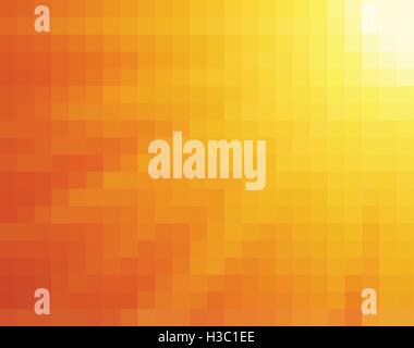 Abstrakte gelb und orange Mosaik Stock Vektor