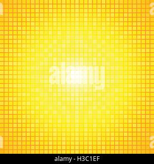 Abstrakt gelb leicht platzen Mosaik Stock Vektor