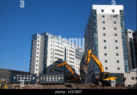 Der Abriss des historischen Futurist Kinos in Renshaw Street, Liverpool, Merseyside, England Stockfoto