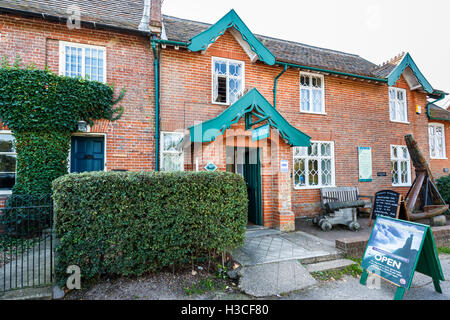 Heimatmuseum die Geschichte der Küstenerosion in Dunwich, einem Dorf in Suffolk coastal District, East Anglia, England Stockfoto