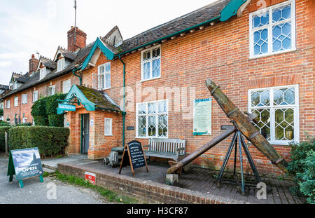 Heimatmuseum die Geschichte der Küstenerosion in Dunwich, einem Dorf in Suffolk coastal District, East Anglia, England Stockfoto