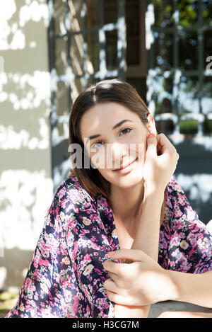 Junge Frau, Porträt Stockfoto