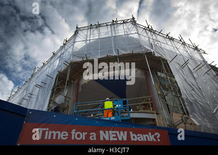 Bau der neuen Metro Bank bei Wimbledon Bridge House, Wimbledon, Südwesten von London, England, UK Stockfoto