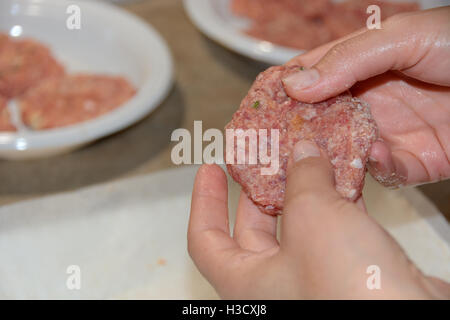 Leidenschaft für das Kochen Stockfoto