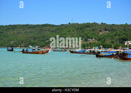 Bucht von Koh Phi Phi Don, Thailand Stockfoto