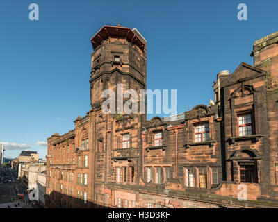 Westfassade, Glasgow Herald-Gebäude, entworfen von Charles Rennie Mackintosh, jetzt The Lighthouse, Glasgow, Schottland, UK, Stockfoto