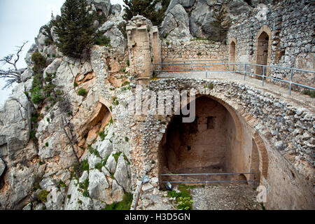 St. Hilarion Burg in Zypern Stockfoto