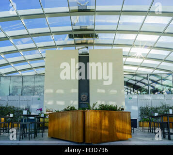 London, SEP 11: Schöne Inneneinrichtung von The Sky Garden am SEP 11, 2016 in London, Vereinigtes Königreich Stockfoto