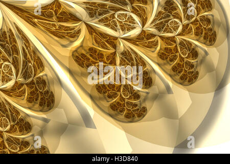 Abstrakt surreal Blütenblätter - Digital generiert Stockfoto