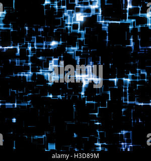 Abstrakte leuchtende Linien - Digital generiert Stockfoto