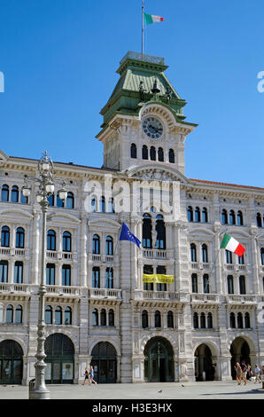 Triest, Italien, Palazzo del Municipo, Rathaus Stockfoto