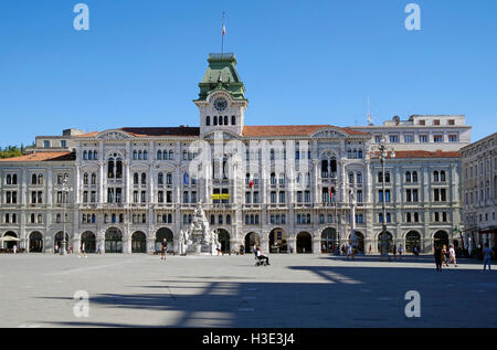 Triest, Italien, Palazzo del Municipo, Rathaus Stockfoto