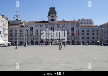 Triest, Italien, Palazzo del Municipo, Rathaus Stockfoto