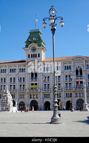 Triest, Italien, Palazzo del Municipo, Rathaus Stockfoto