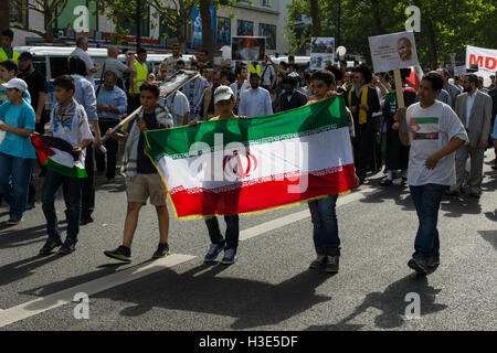 Internationaler Quds-Tag in Berlin, Deutschland Stockfoto