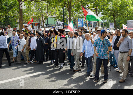 Internationaler Quds-Tag in Berlin, Deutschland Stockfoto