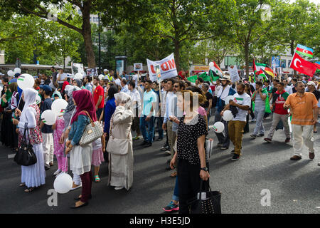 Internationaler Quds-Tag in Berlin, Deutschland Stockfoto