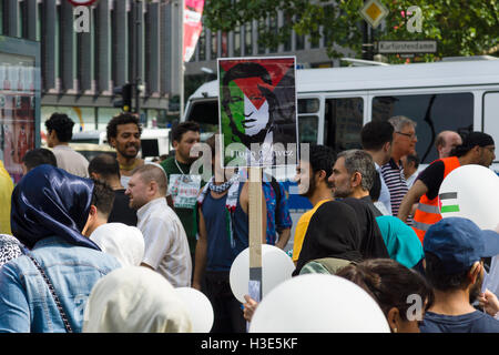 Internationaler Quds-Tag in Berlin, Deutschland Stockfoto