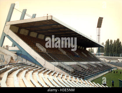 Tehelne Pole, Heimat von SK Slovan Bratislava, abgebildet im August 1996 Stockfoto