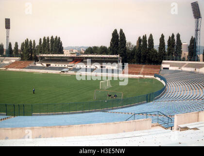 Tehelne Pole, Heimat von SK Slovan Bratislava, abgebildet im August 1996 Stockfoto
