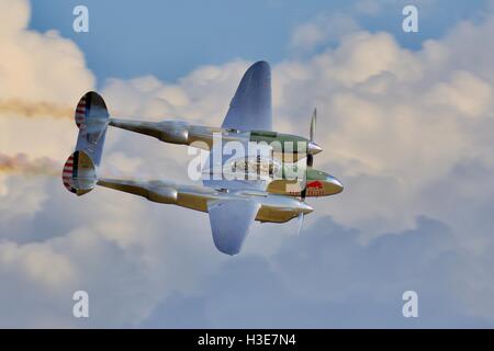 Lockheed p-38 Lightning Stockfoto