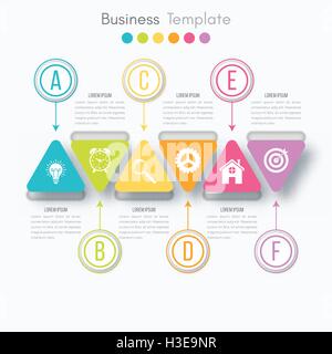 Vektor-Illustration-Infografik Stock Vektor