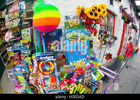 bunte Clonakilty mit ein Fish-Eye-Objektiv west cork, Irland Stockfoto