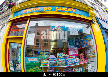 bunte Clonakilty mit ein Fish-Eye-Objektiv west cork, Irland Stockfoto