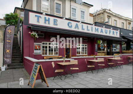 Gallimaufrey, eine irische Bar/Themenrestaurant in Gloucester Road, Bristol, UK Stockfoto