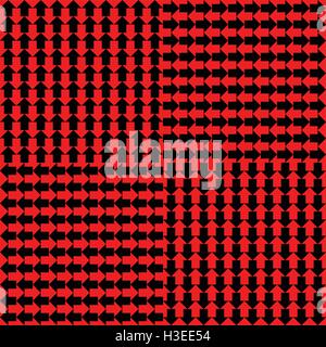 Nahtlose Hintergrund bestehend aus Pfeile Stock Vektor