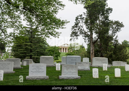 Nationalfriedhof Arlington Washington DC Stockfoto