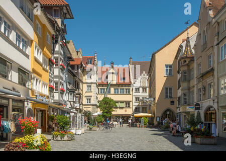 Maximilianstraße, Lindau, Bayern, Deutschland Stockfoto