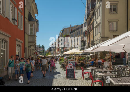 Maximilianstraße, Lindau, Bayern, Deutschland Stockfoto