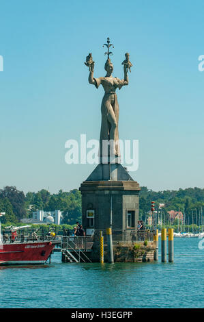 Imperia, Bodensee, Konstanz, Baden-Württemberg, Deutschland Stockfoto