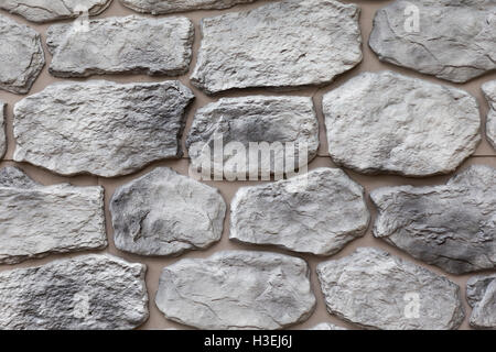 Anstrich des Landhauses Blöcke und Ziegel Wand Stockfoto