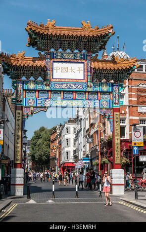 China Town in Soho in London Stockfoto